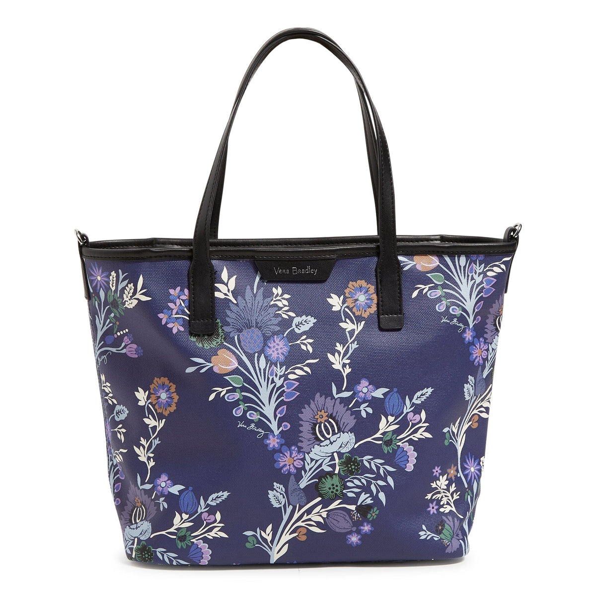 Small Every Day Tote Bag - Garden Masquerade Vines Shadow Blue