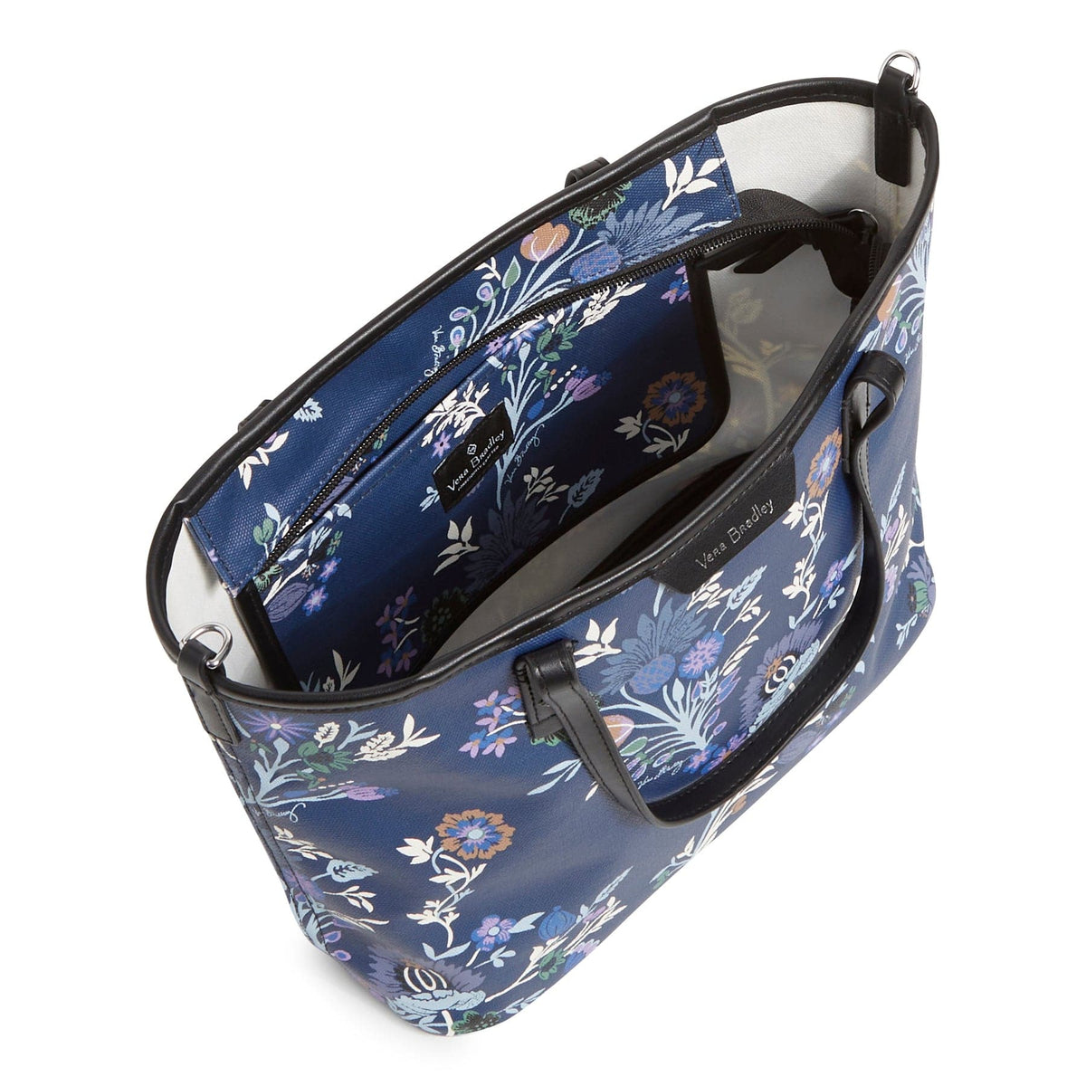 Small Every Day Tote Bag - Garden Masquerade Vines Shadow Blue