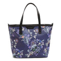 Small Every Day Tote Bag - Garden Masquerade Vines Shadow Blue