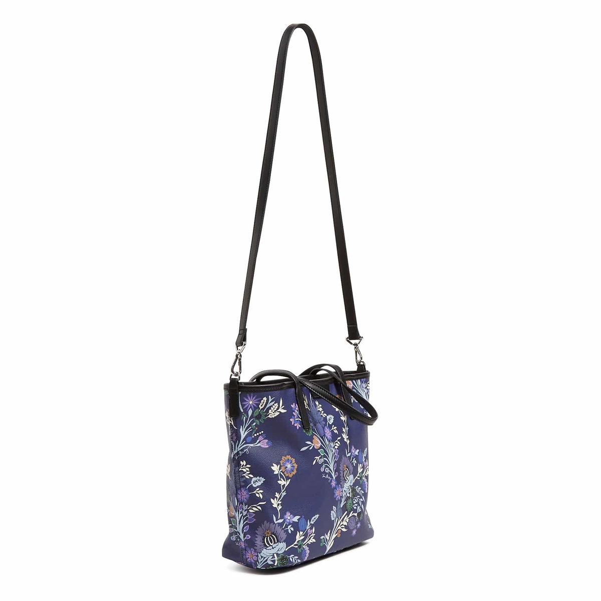 Small Every Day Tote Bag - Garden Masquerade Vines Shadow Blue