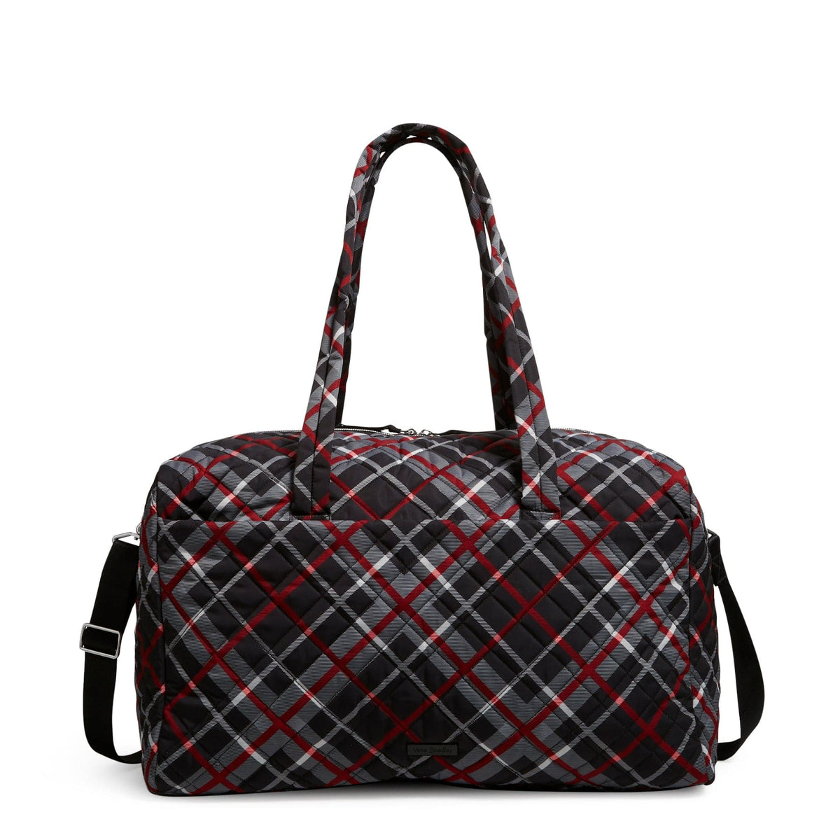 Large Travel Duffel Bag - Paris Plaid
