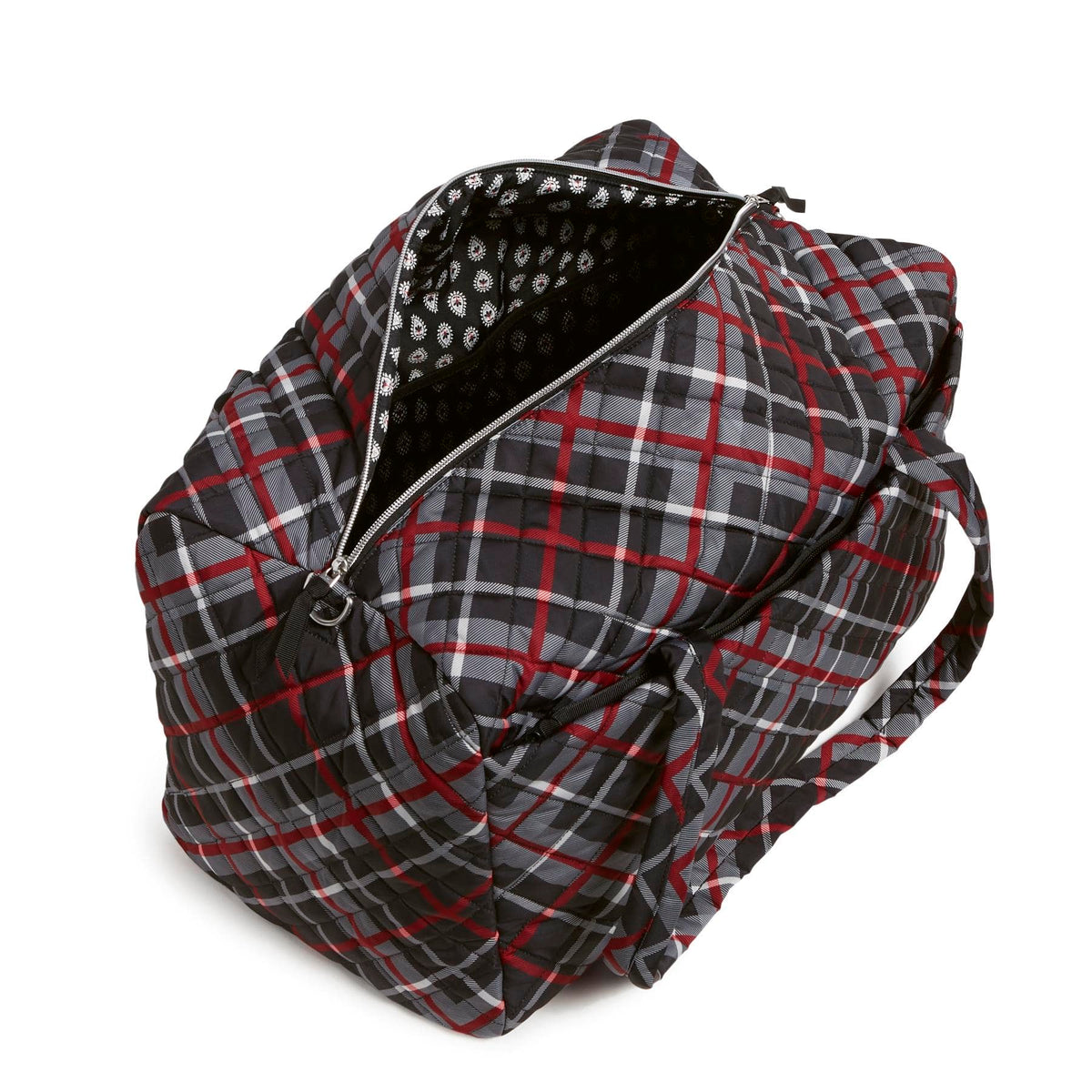 Large Travel Duffel Bag - Paris Plaid