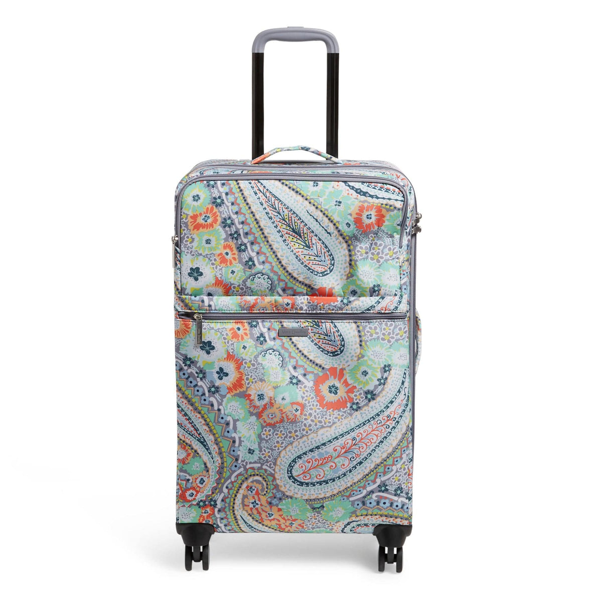Large Spinner Luggage - Citrus Paisley