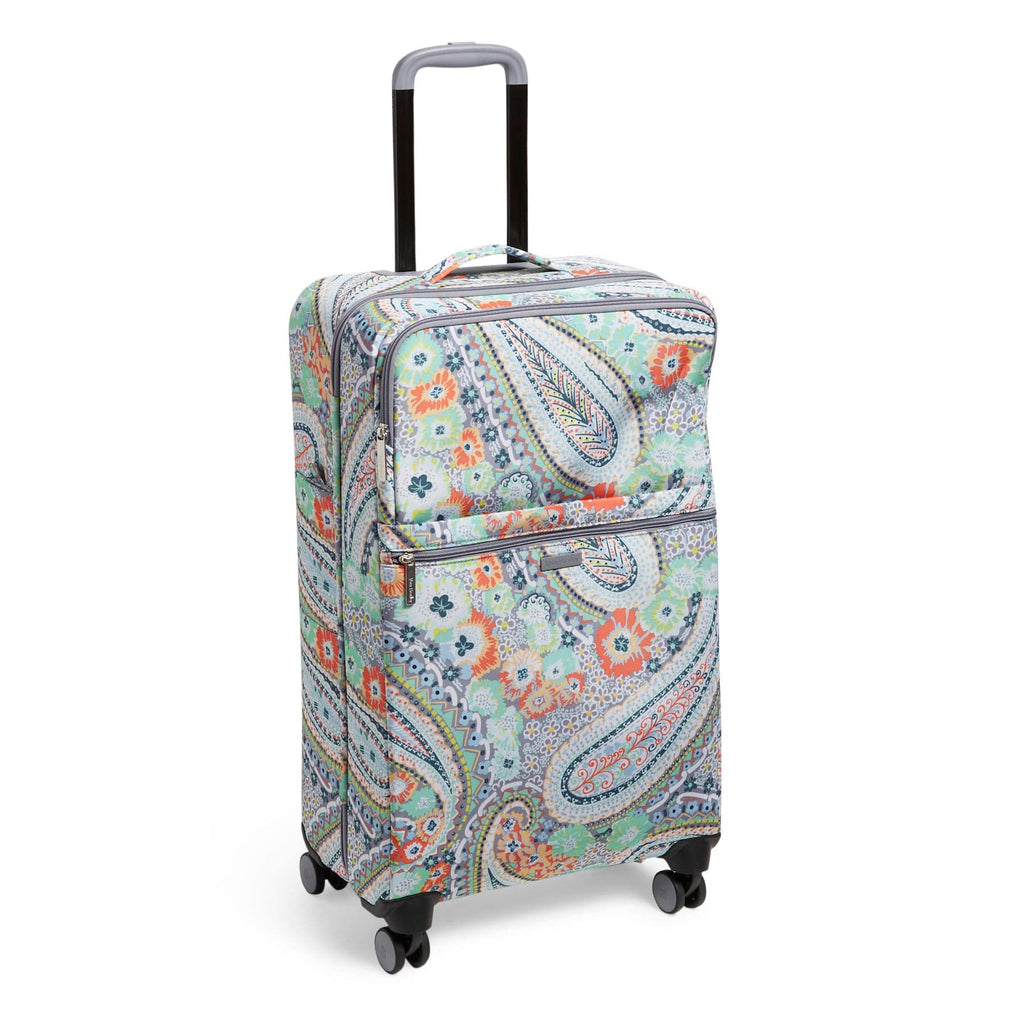Large Spinner Luggage - Citrus Paisley