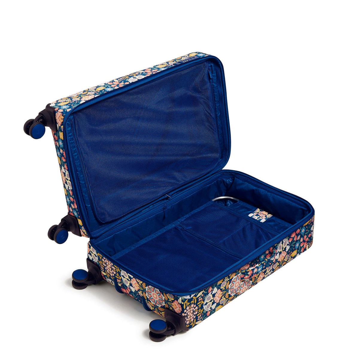 Large Spinner Luggage - Enchanted Mandala Blue