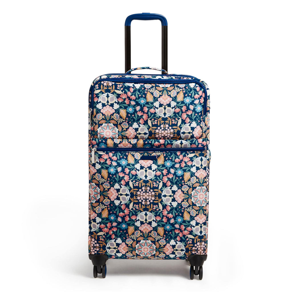 Large Spinner Luggage - Enchanted Mandala Blue