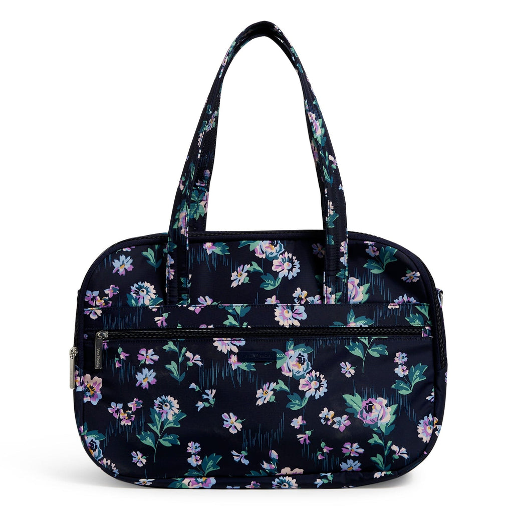 Lay Flat Travel Bag - Navy Garden