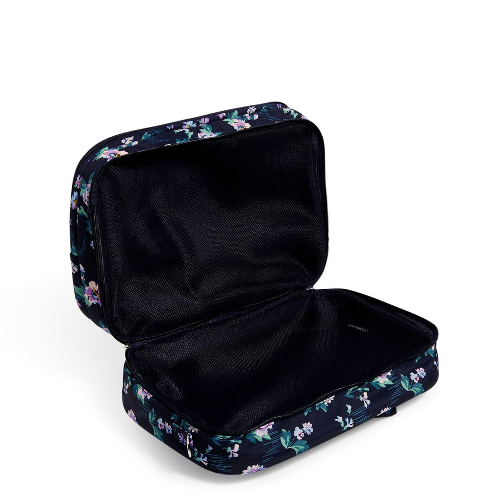 Lay Flat Travel Bag - Navy Garden