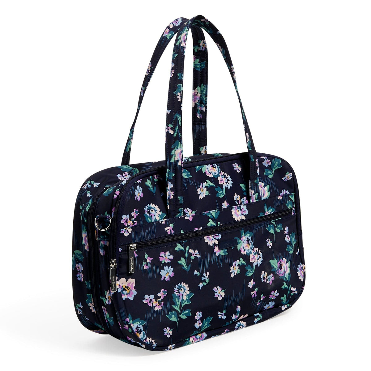 Lay Flat Travel Bag - Navy Garden