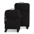 Small & Large Spinner Luggage Set - Black