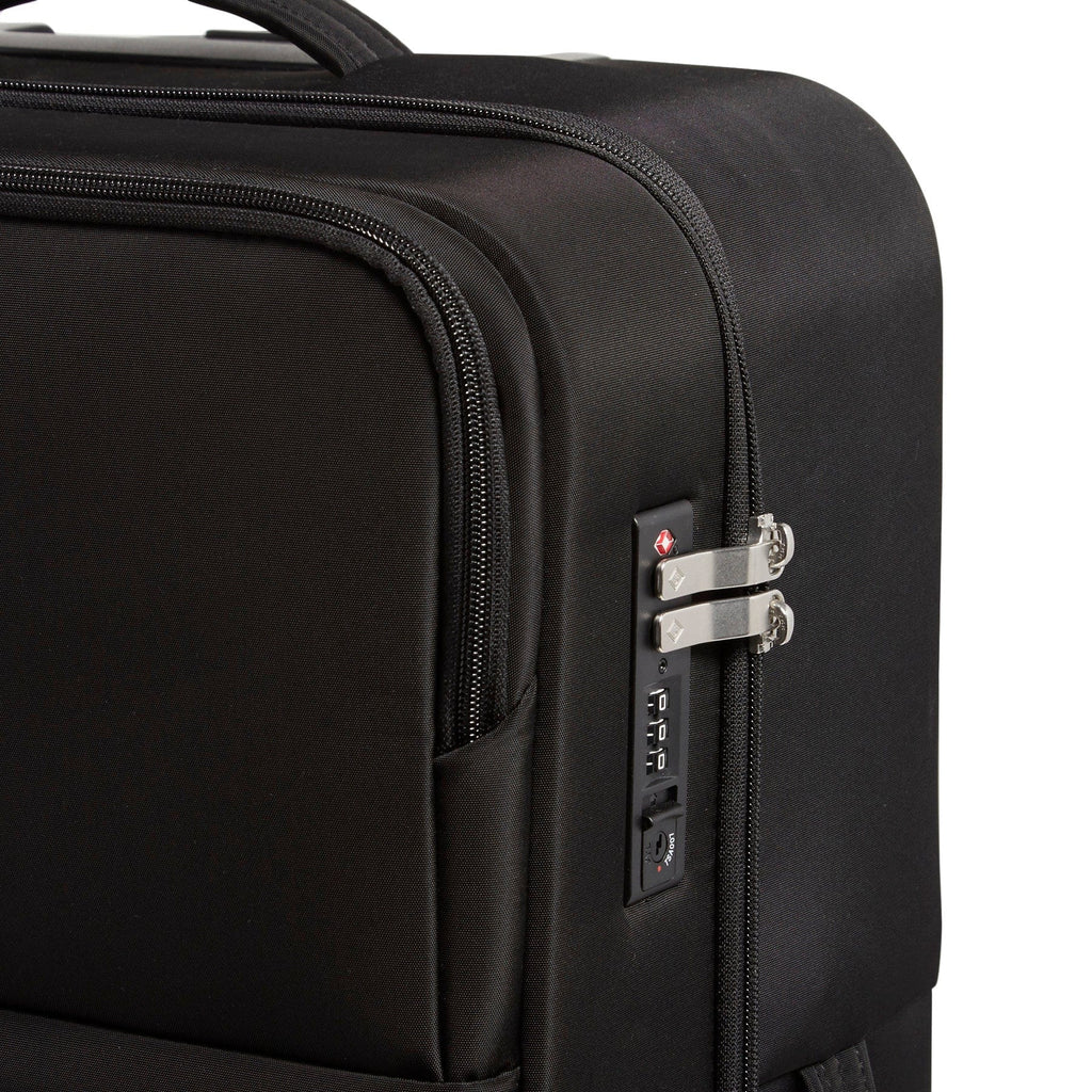 Small & Large Spinner Luggage Set - Black