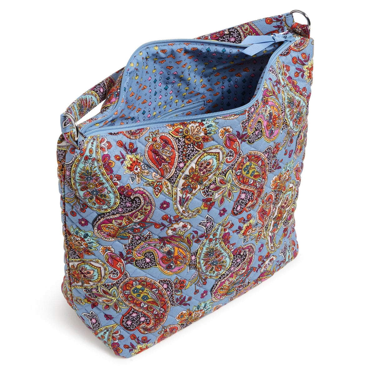 Oversized Hobo Shoulder Bag - Provence Paisley