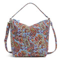 Oversized Hobo Shoulder Bag - Provence Paisley