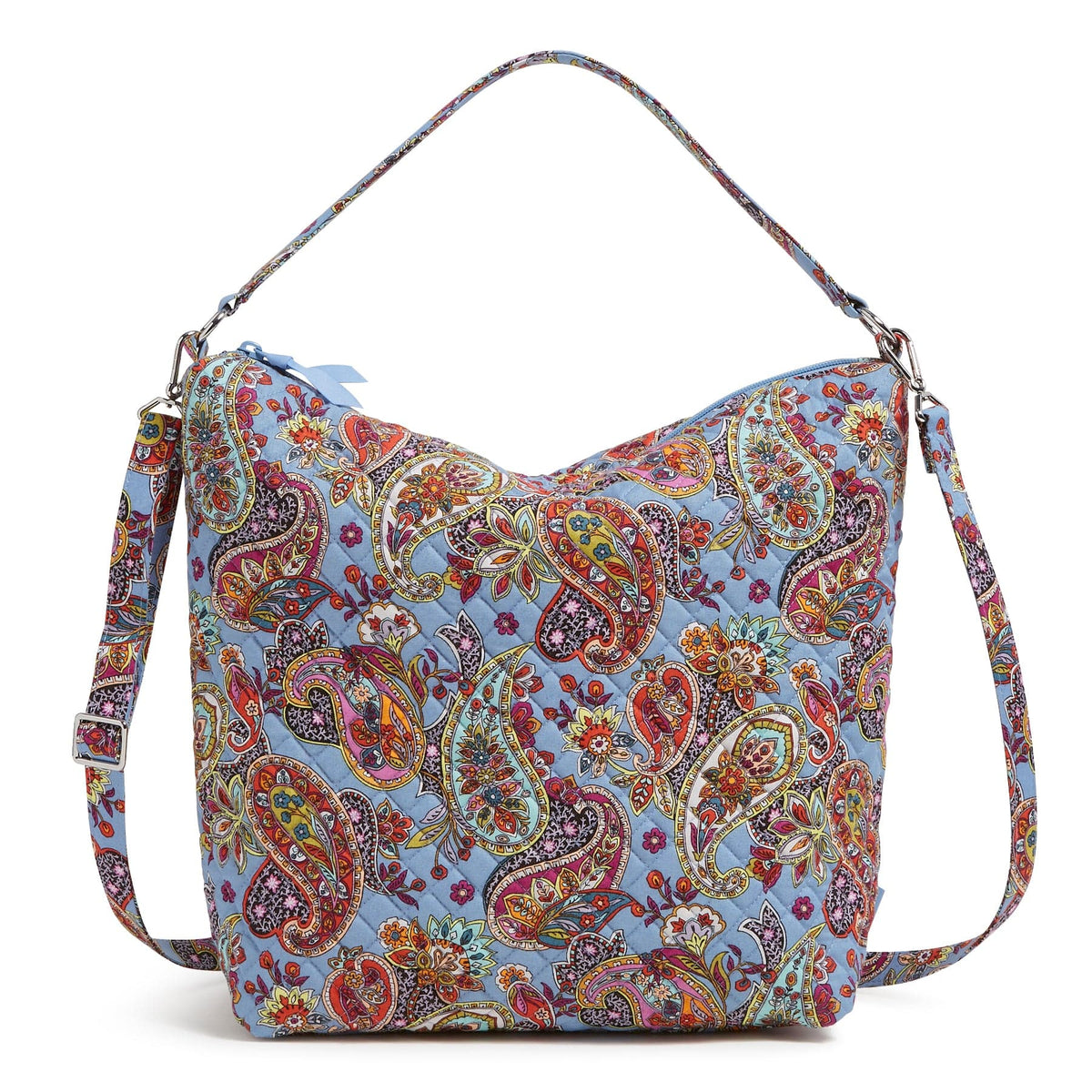 Oversized Hobo Shoulder Bag - Provence Paisley