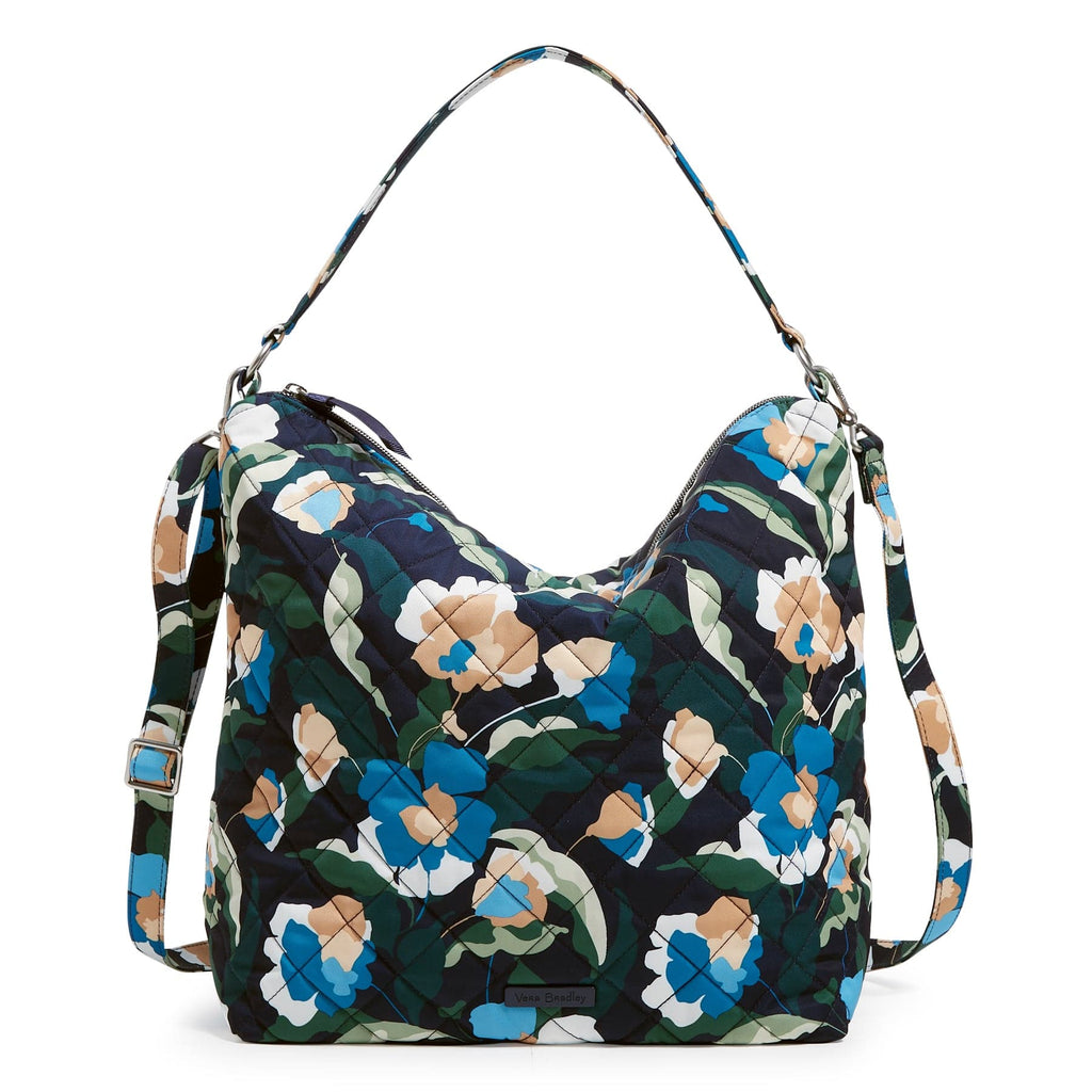 Oversized Hobo Shoulder Bag - Immersed Blooms