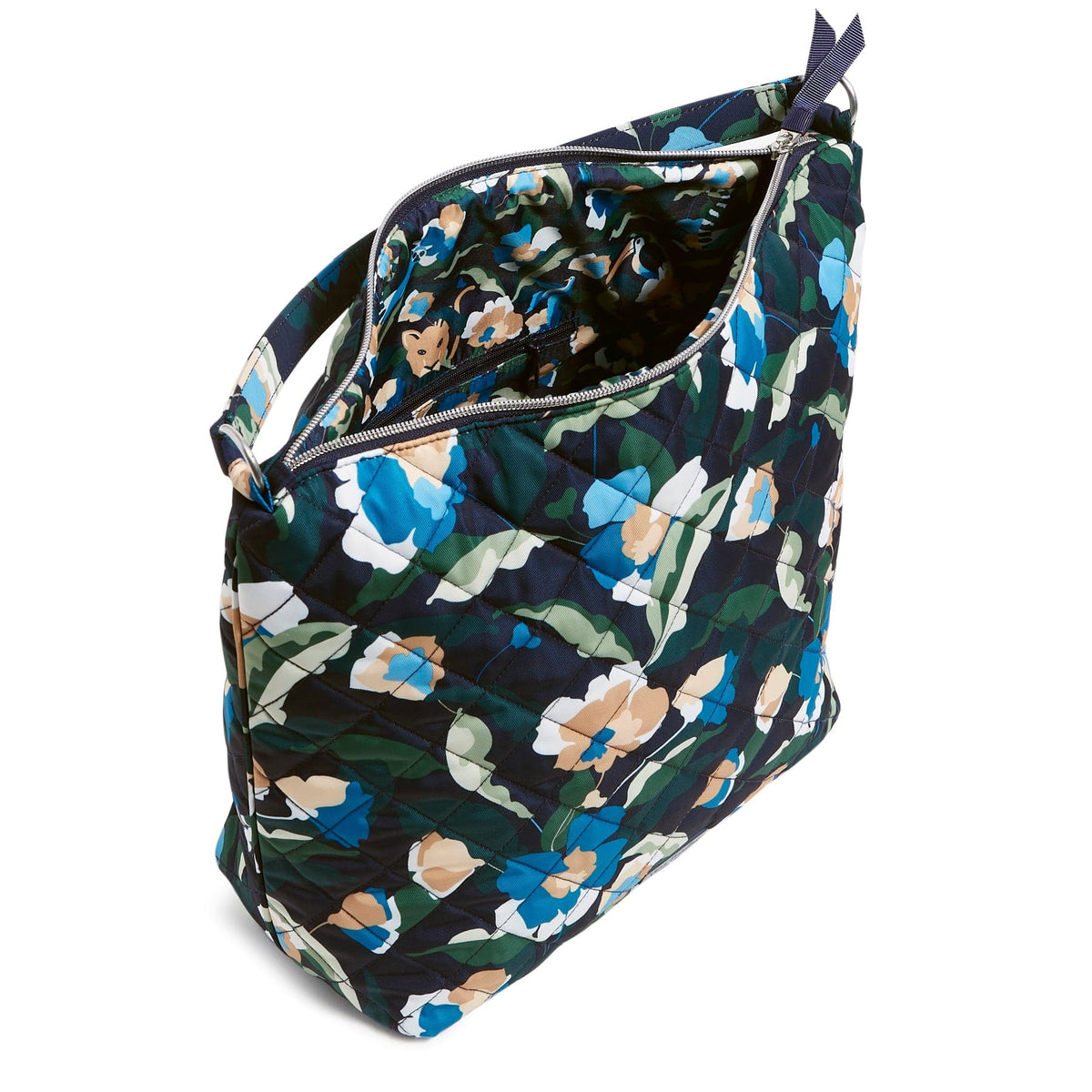 Oversized Hobo Shoulder Bag - Immersed Blooms