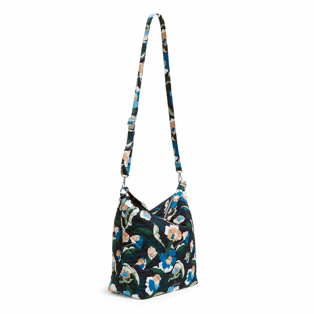 Oversized Hobo Shoulder Bag - Immersed Blooms