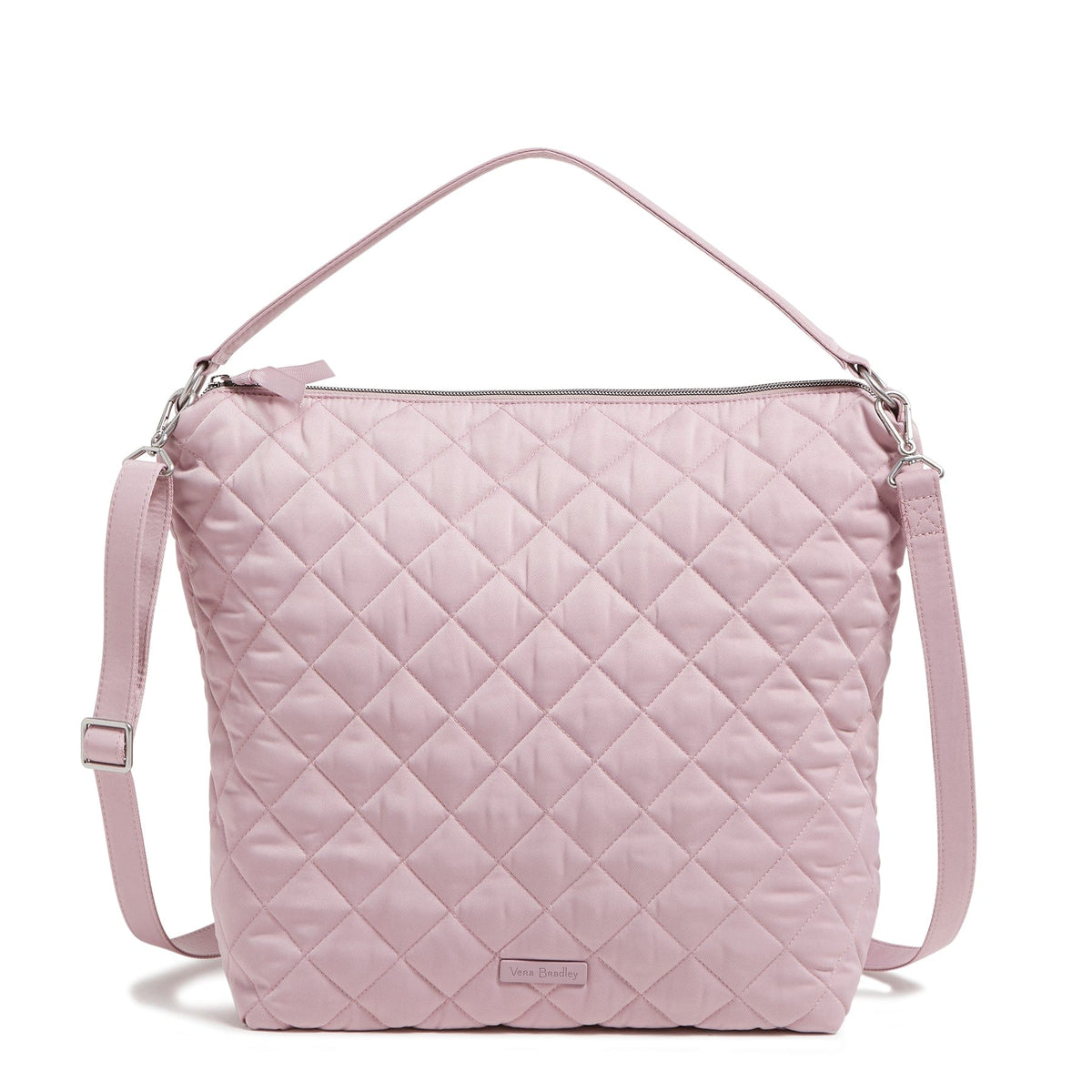 Oversized Hobo Shoulder Bag - Hydrangea Pink