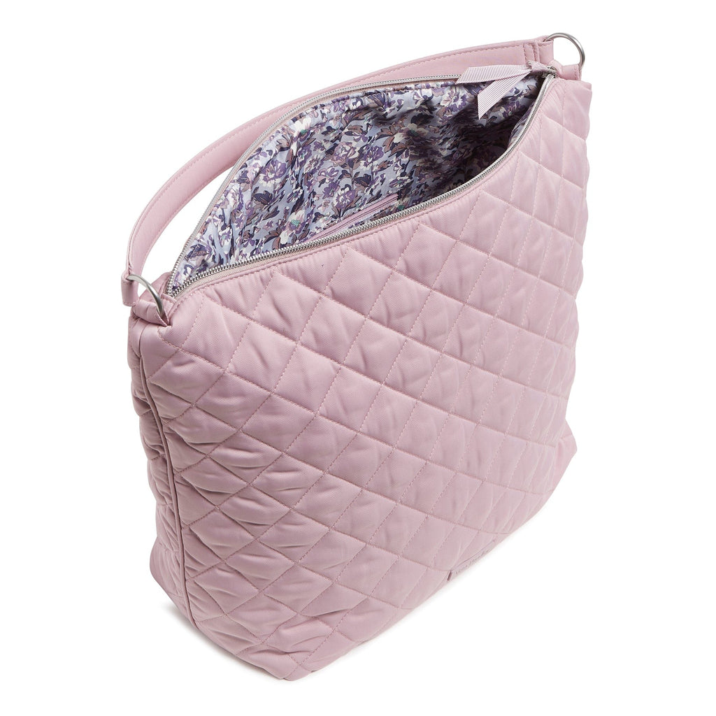 Oversized Hobo Shoulder Bag - Hydrangea Pink