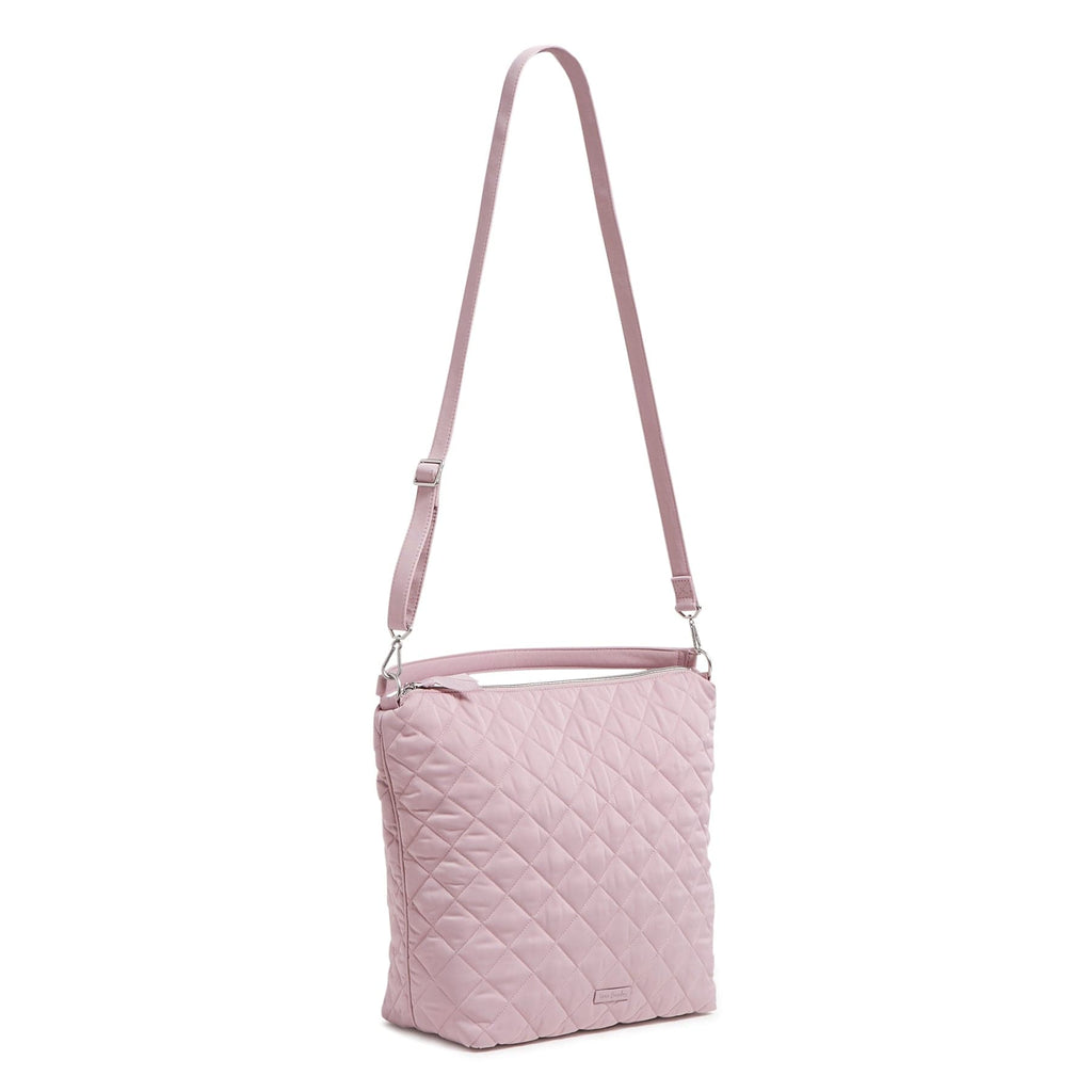 Oversized Hobo Shoulder Bag - Hydrangea Pink