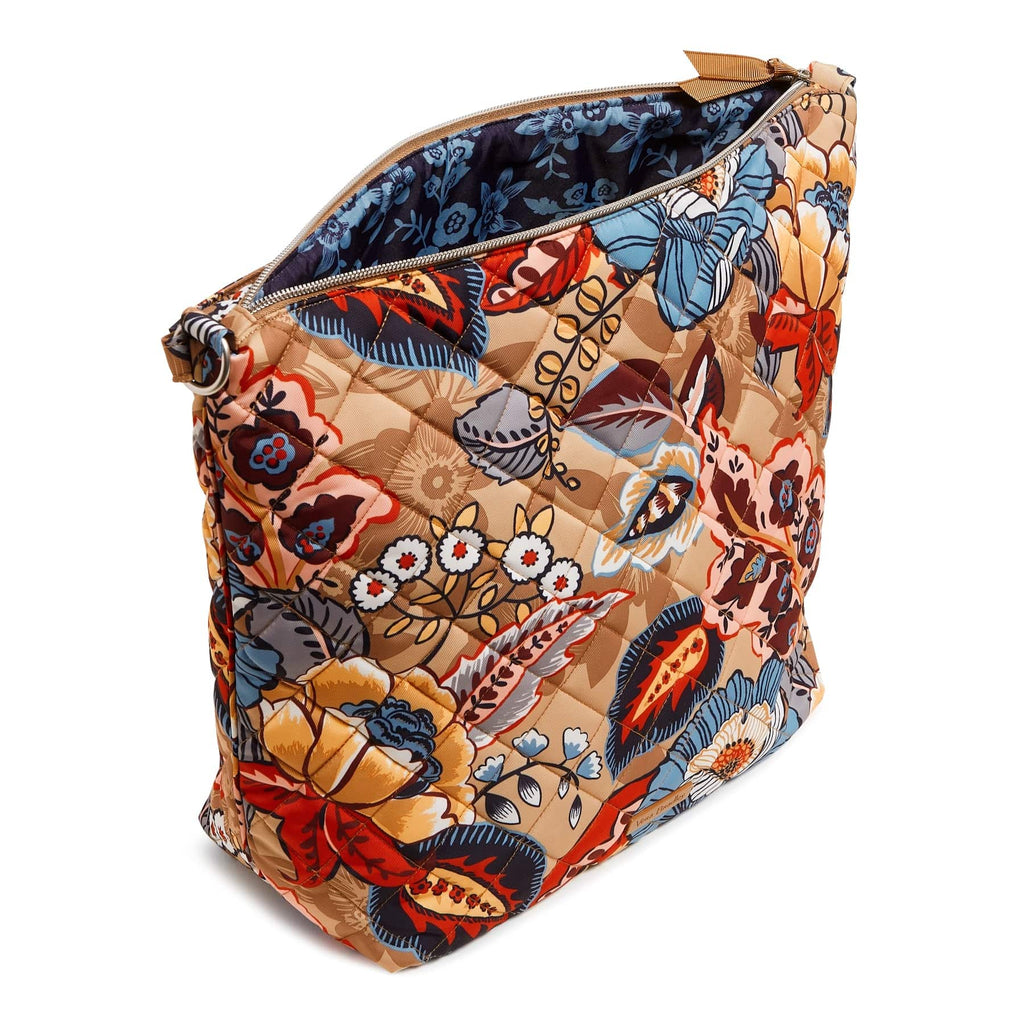 Oversized Hobo Shoulder Bag - Botanical Beauty