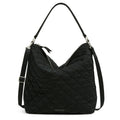 Oversized Hobo Shoulder Bag - Black