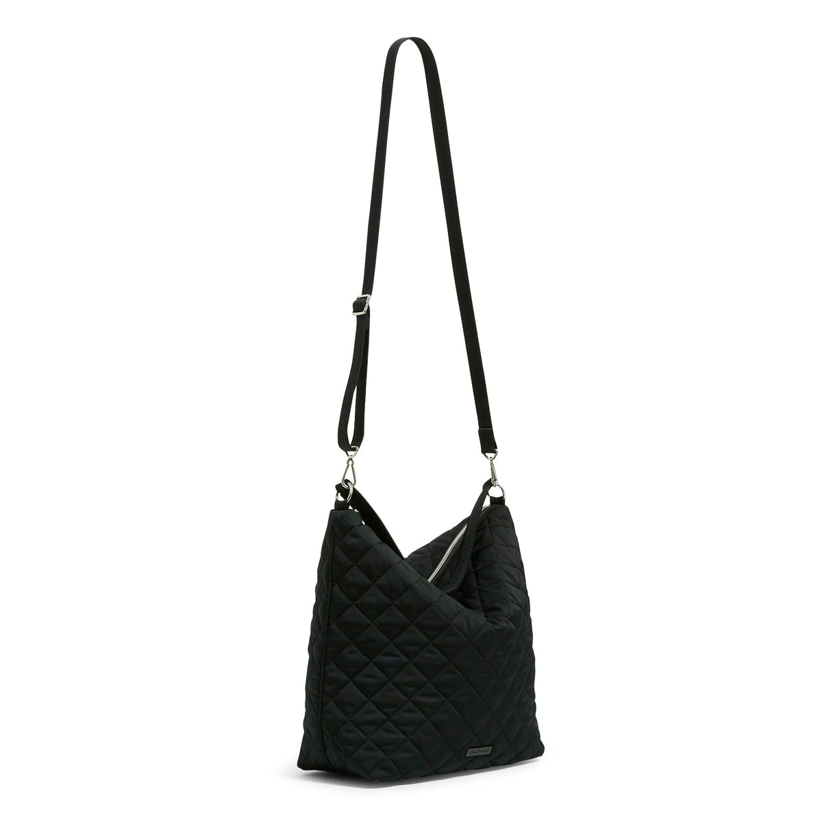 Oversized Hobo Shoulder Bag - Black