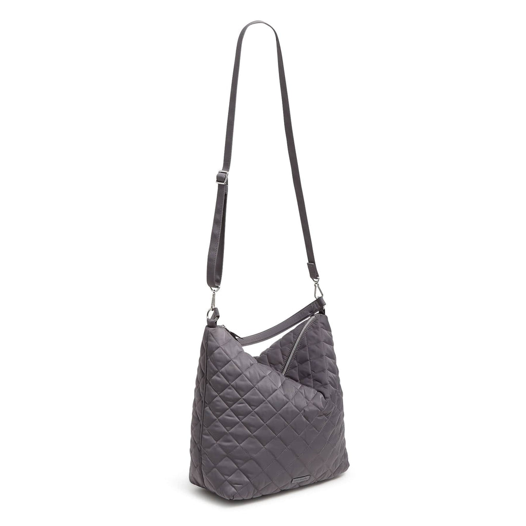 Oversized Hobo Shoulder Bag - Shadow Gray