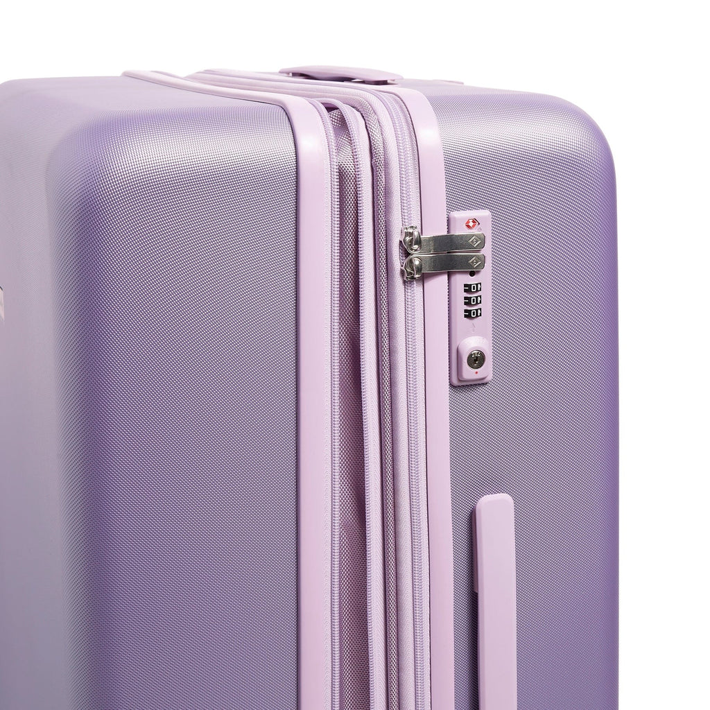 Small, Large & XL Hardside Spinner Luggage Set - Purple Shimmer