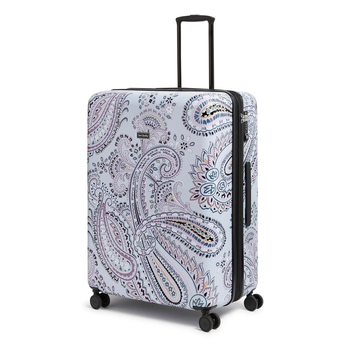 Small, Large & XL Hardside Spinner Luggage Set - Soft Sky Paisley
