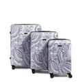 Small, Large & XL Hardside Spinner Luggage Set - Soft Sky Paisley
