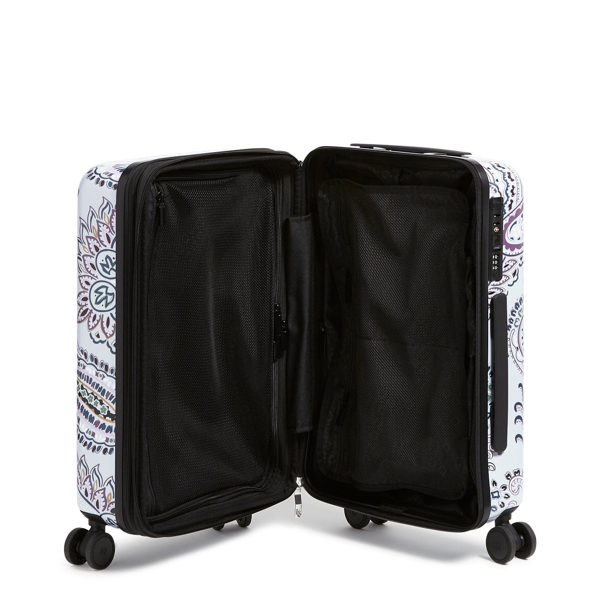 Small, Large & XL Hardside Spinner Luggage Set - Soft Sky Paisley