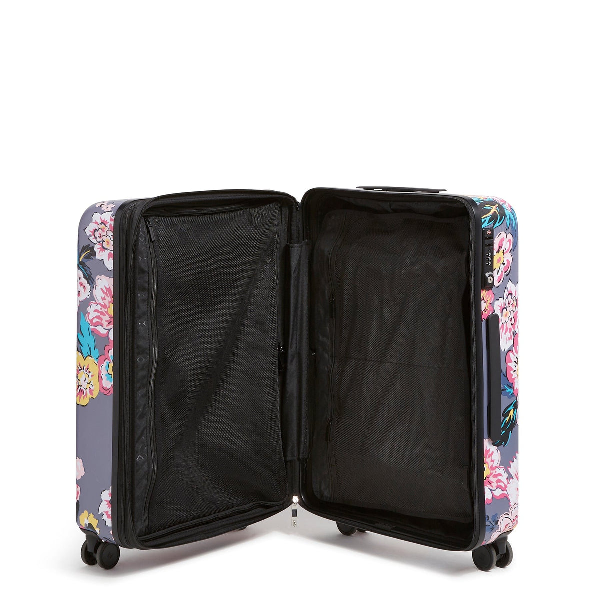 Small, Large & XL Hardside Spinner Luggage Set - Parisian Bouquet Dark Gray