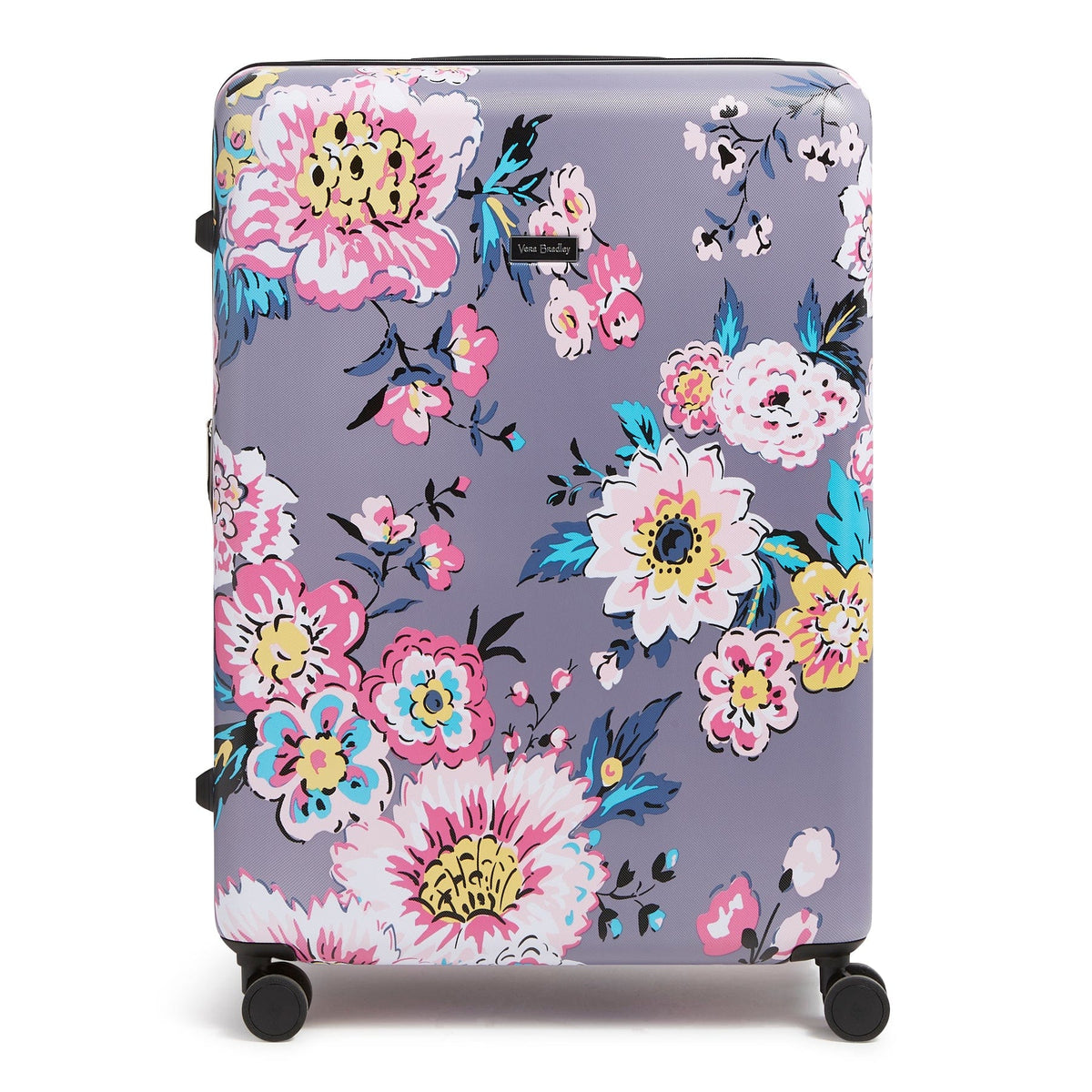 Small, Large & XL Hardside Spinner Luggage Set - Parisian Bouquet Dark Gray
