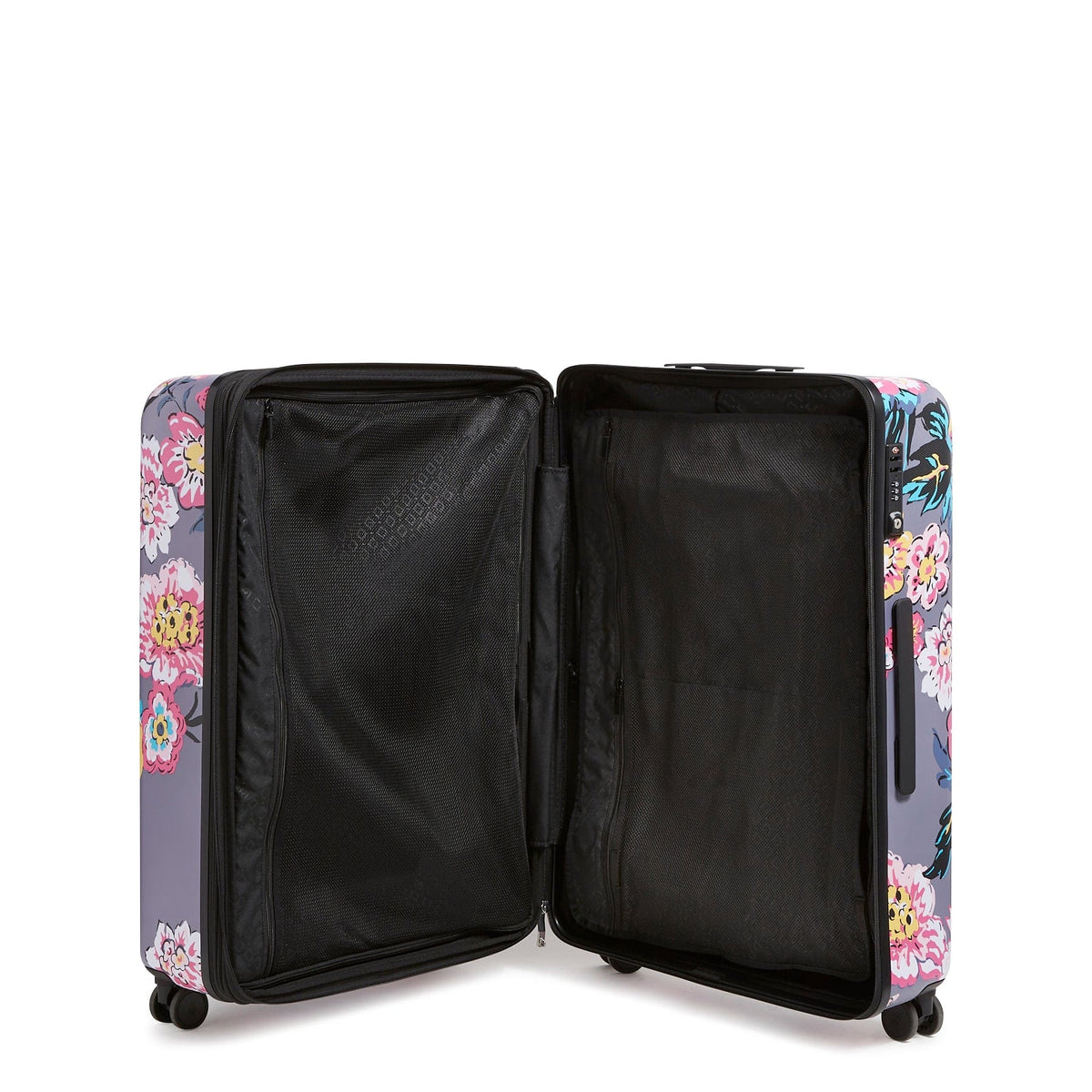 Small, Large & XL Hardside Spinner Luggage Set - Parisian Bouquet Dark Gray