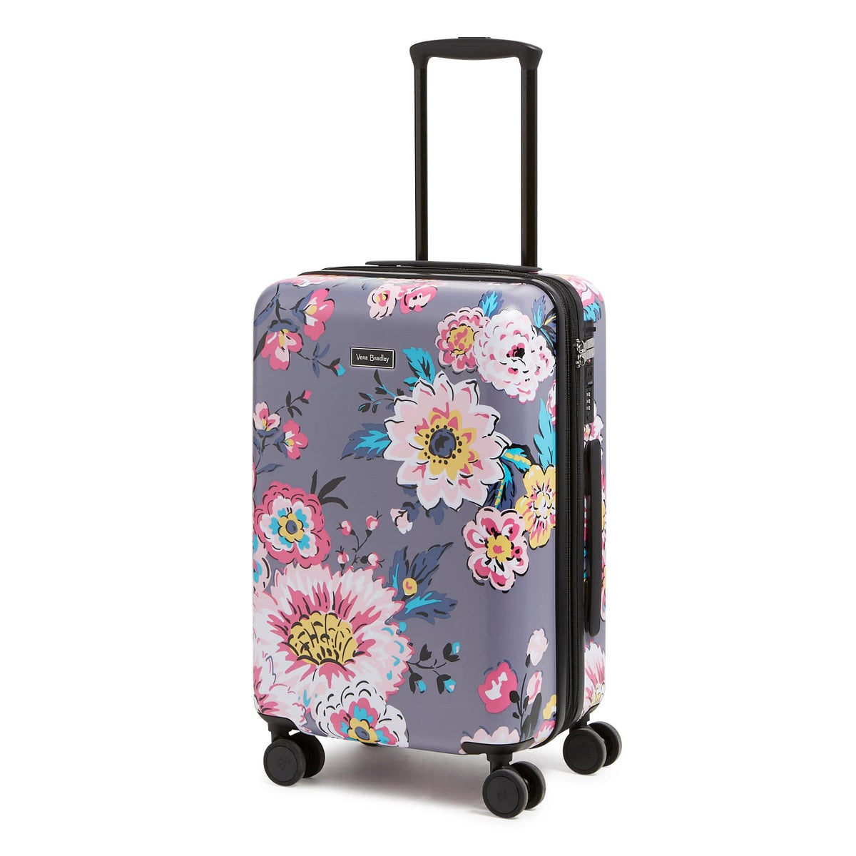 Small, Large & XL Hardside Spinner Luggage Set - Parisian Bouquet Dark Gray
