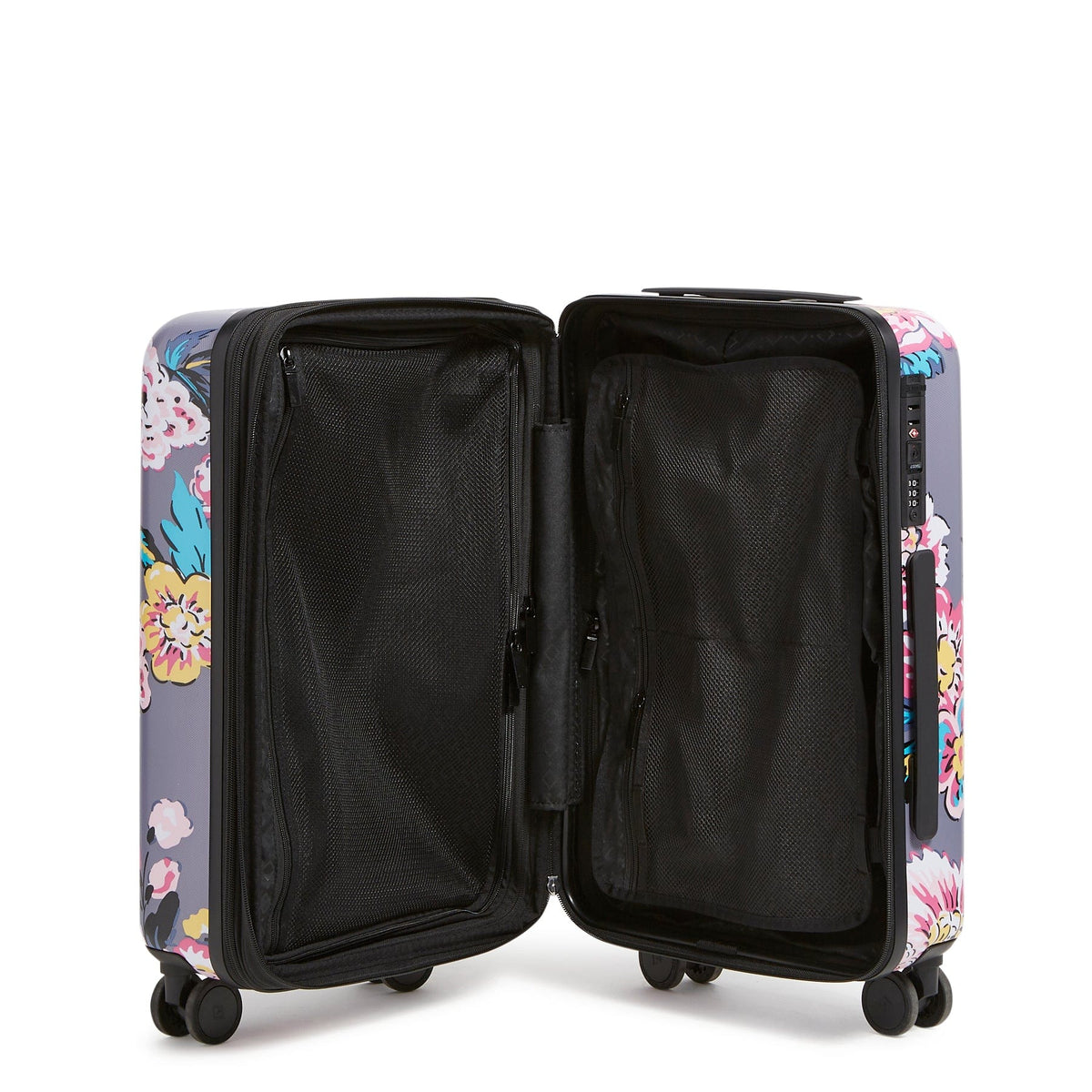 Small, Large & XL Hardside Spinner Luggage Set - Parisian Bouquet Dark Gray