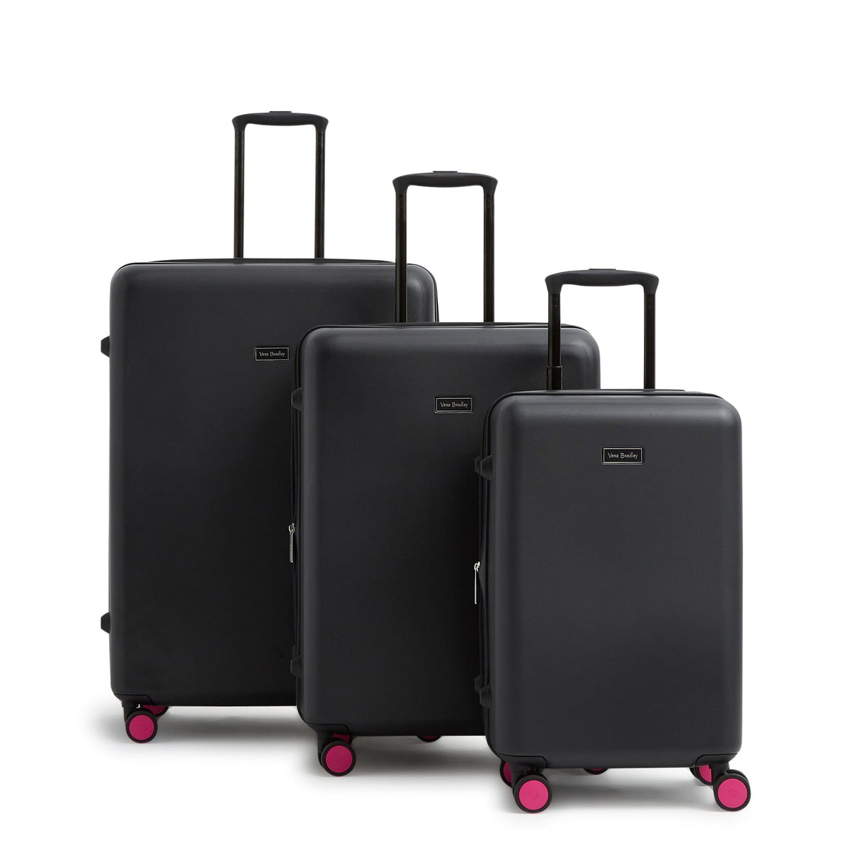 Small, Large & XL Hardside Spinner Luggage Set - Black