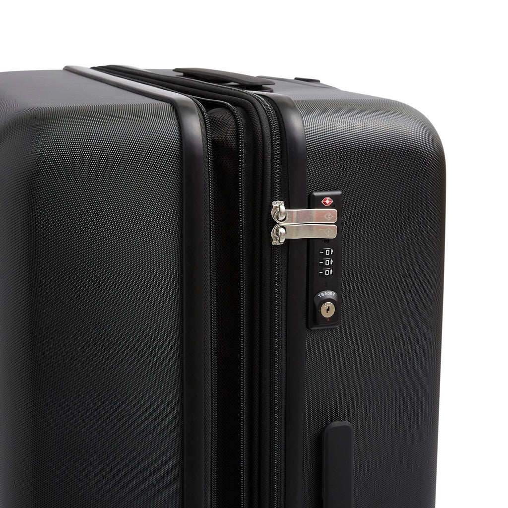 Small, Large & XL Hardside Spinner Luggage Set - Black