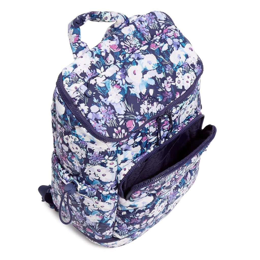 Featherweight Commuter Backpack - Artist's Garden Purple