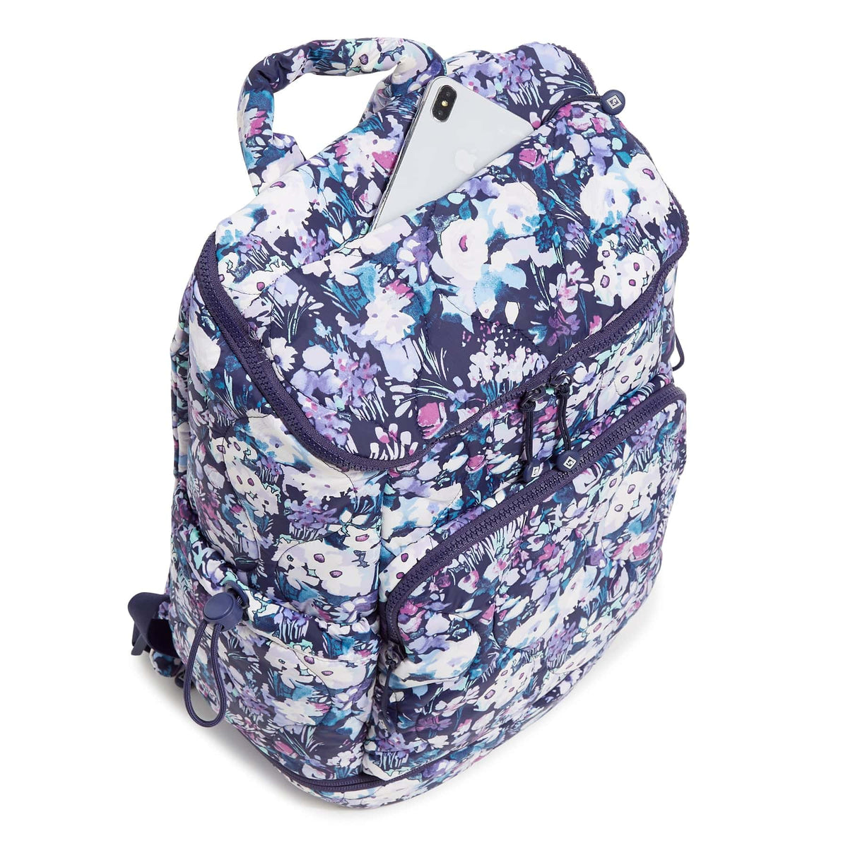 Featherweight Commuter Backpack - Artist's Garden Purple