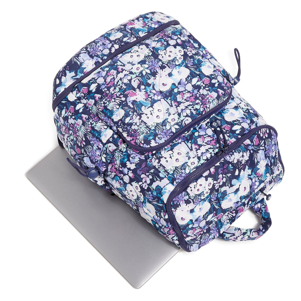 Featherweight Commuter Backpack - Artist's Garden Purple