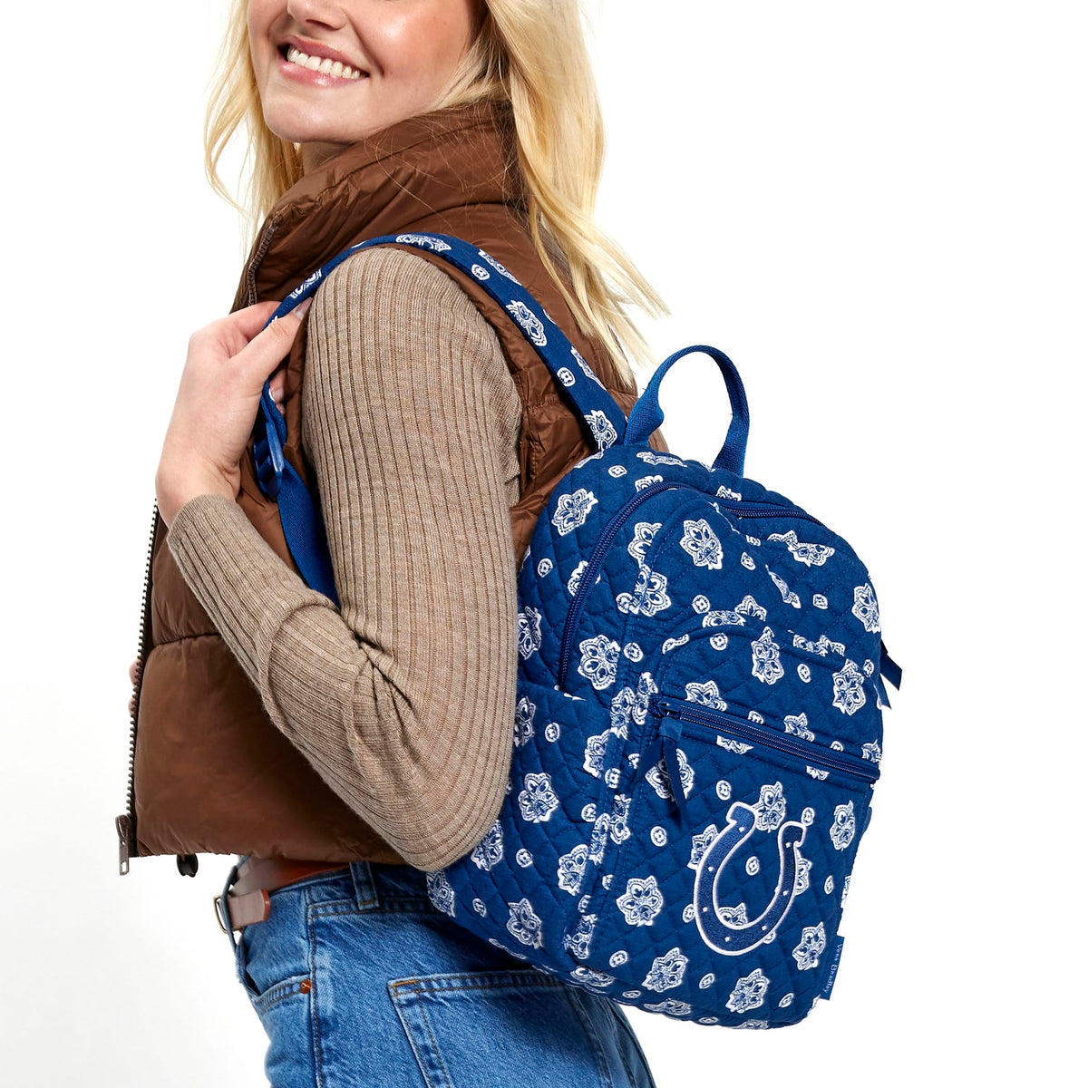 NFL Small Backpack - Indianapolis Colts Bandana