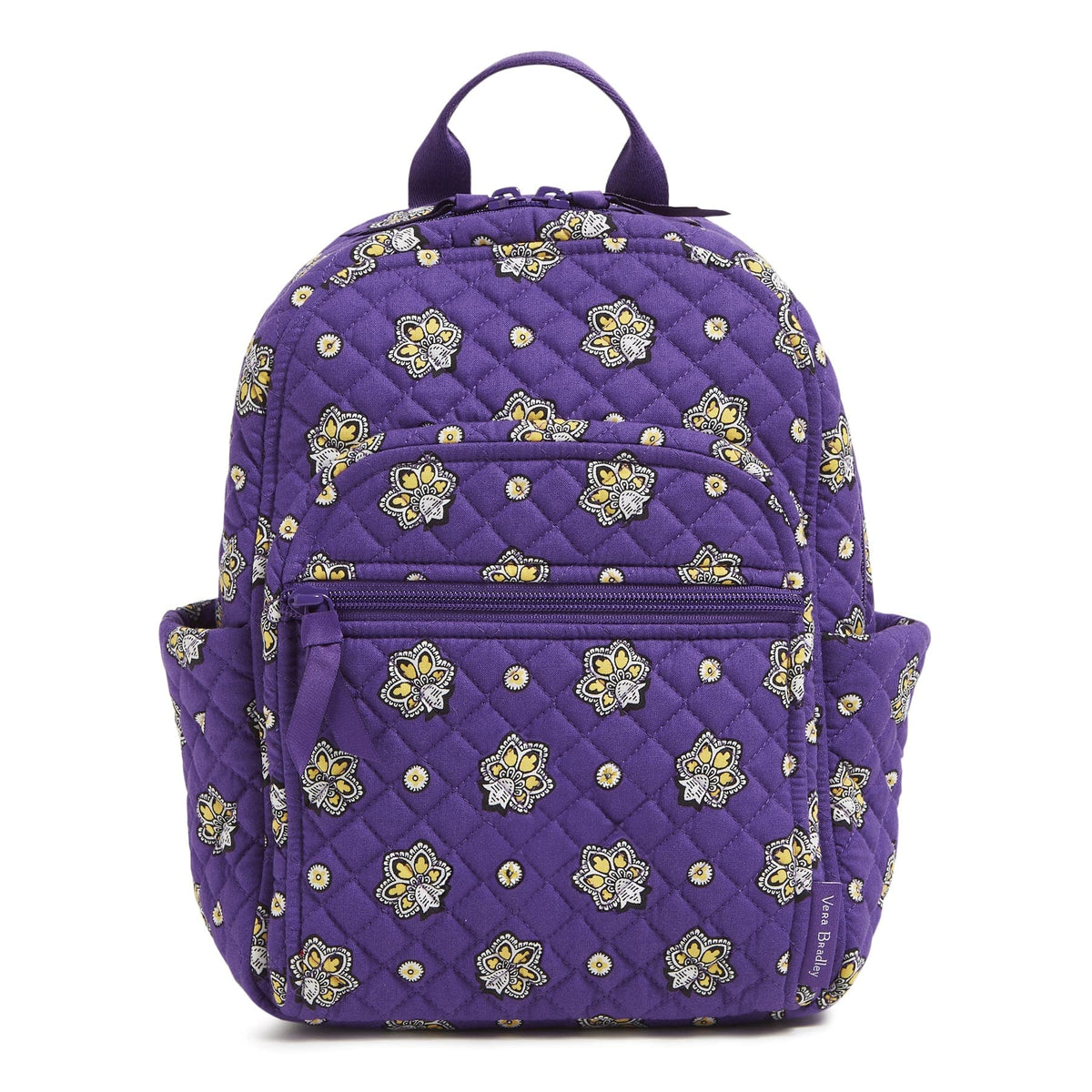 Small Backpack - Bandana Paisley - Purple and Gold