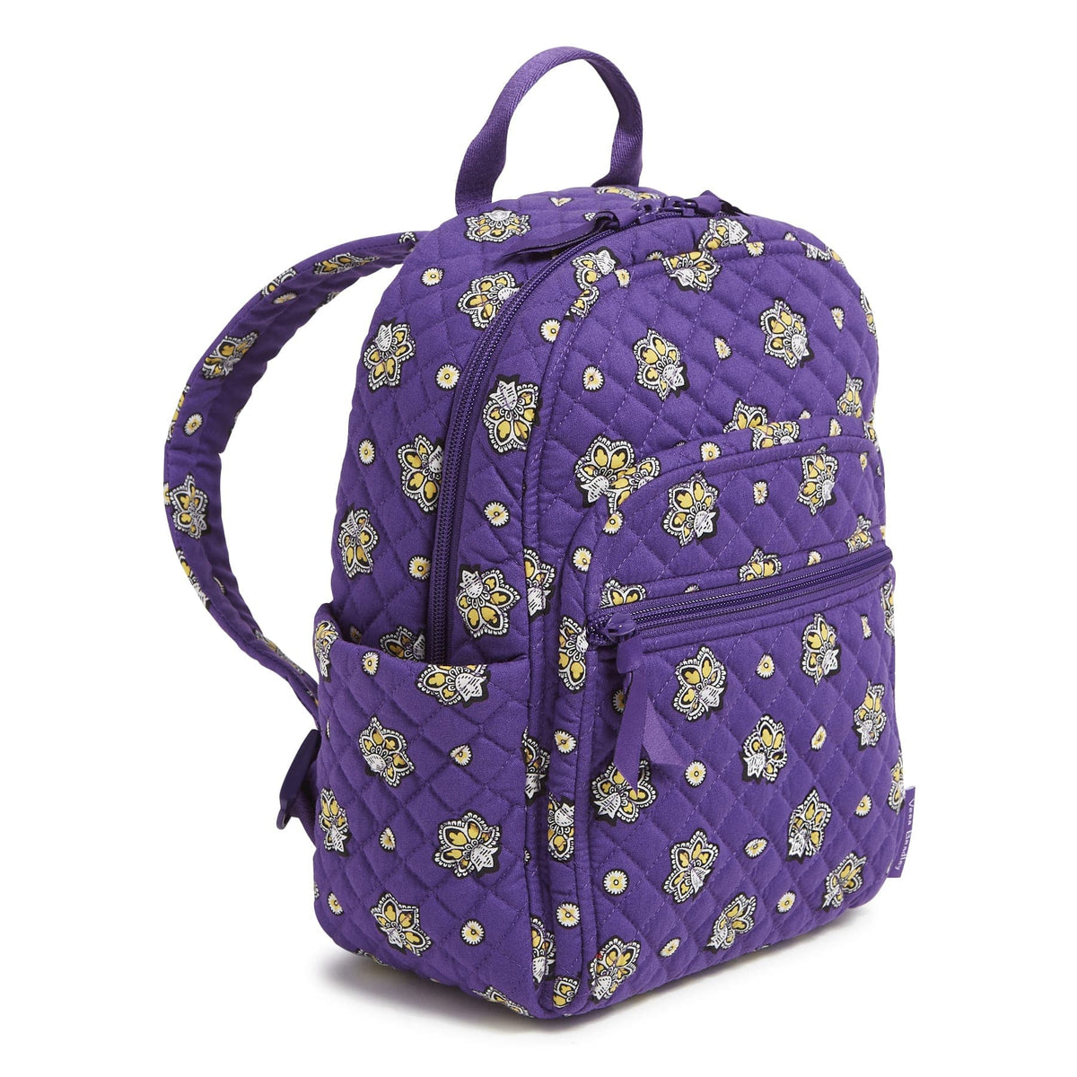 Small Backpack - Bandana Paisley - Purple and Gold