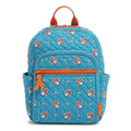 Small Backpack - Bandana Paisley - Aqua and Orange