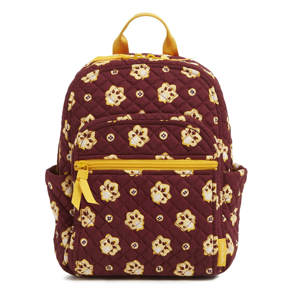 Small Backpack - Bandana Paisley - Burgundy and Gold