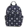 Small Backpack - Bandana Paisley - Navy and Neon Green