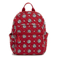 Small Backpack - Bandana Paisley - Red and Silver