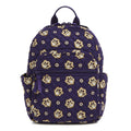 Small Backpack - Bandana Paisley - Navy Purple and Gold